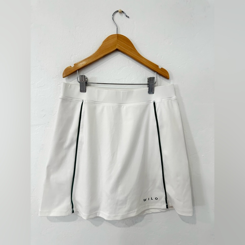 WILO the Label Anthropologie White Tennis Skort Pickleball Skirt. Size M
